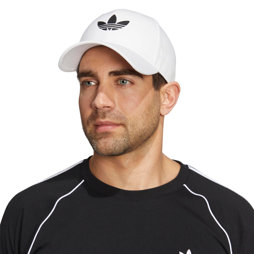 Beacon Structured Precurve Snapback Cap in white unisex new