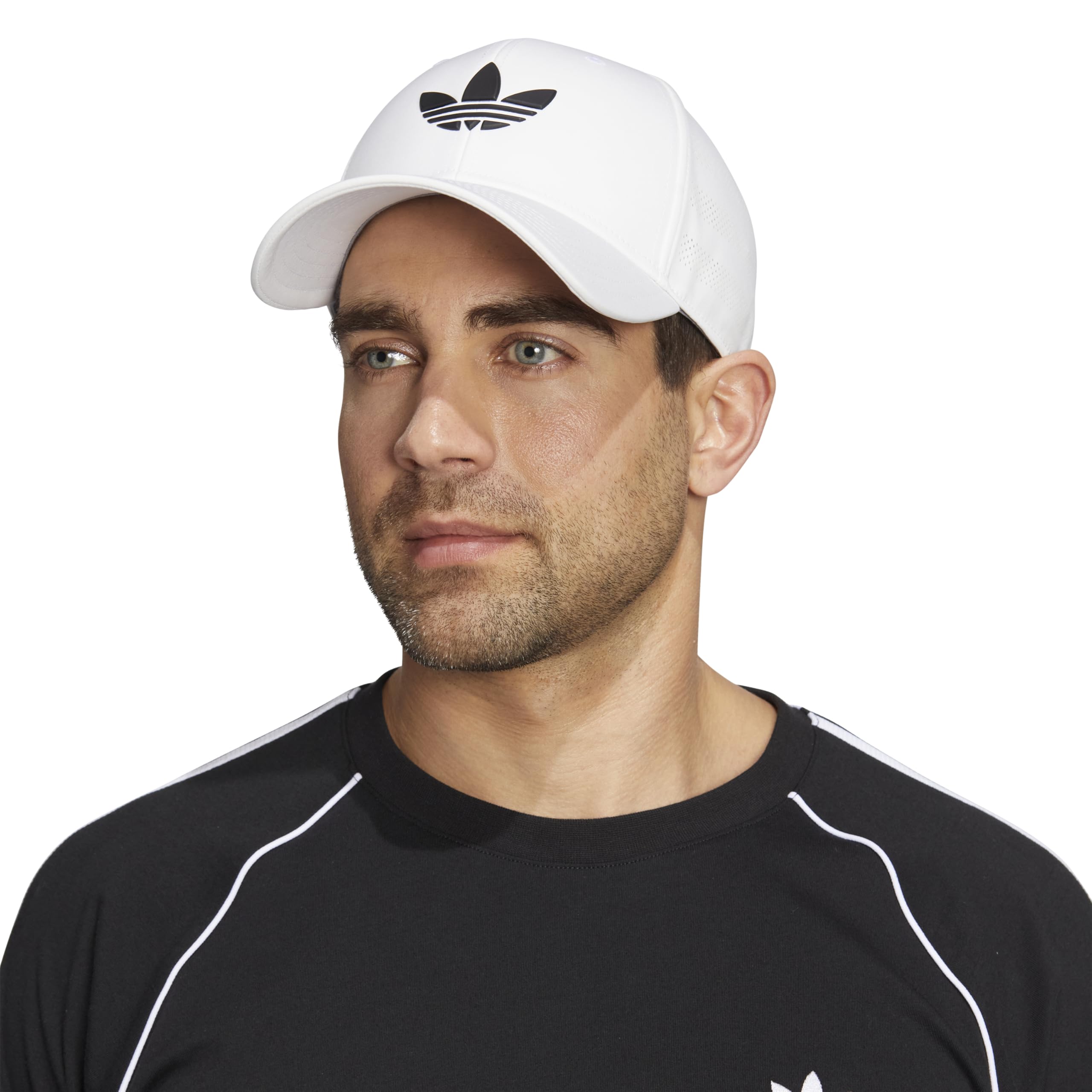 Beacon Structured Precurve Snapback Cap in white unisex new
