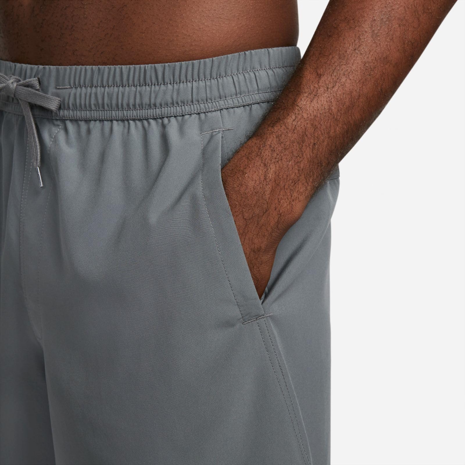 NIKE Mens Dri-Fit Form 7IN UL Short Men's 7 Unlined Fitness Shorts Adult D, Size 2XL Iron Grey/Black