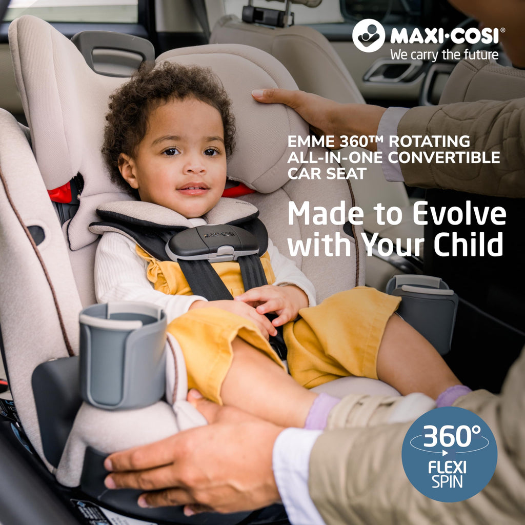 Maxi-Cosi Emme 360 Rotating Convertible Car Seat in Pacific Wonder"