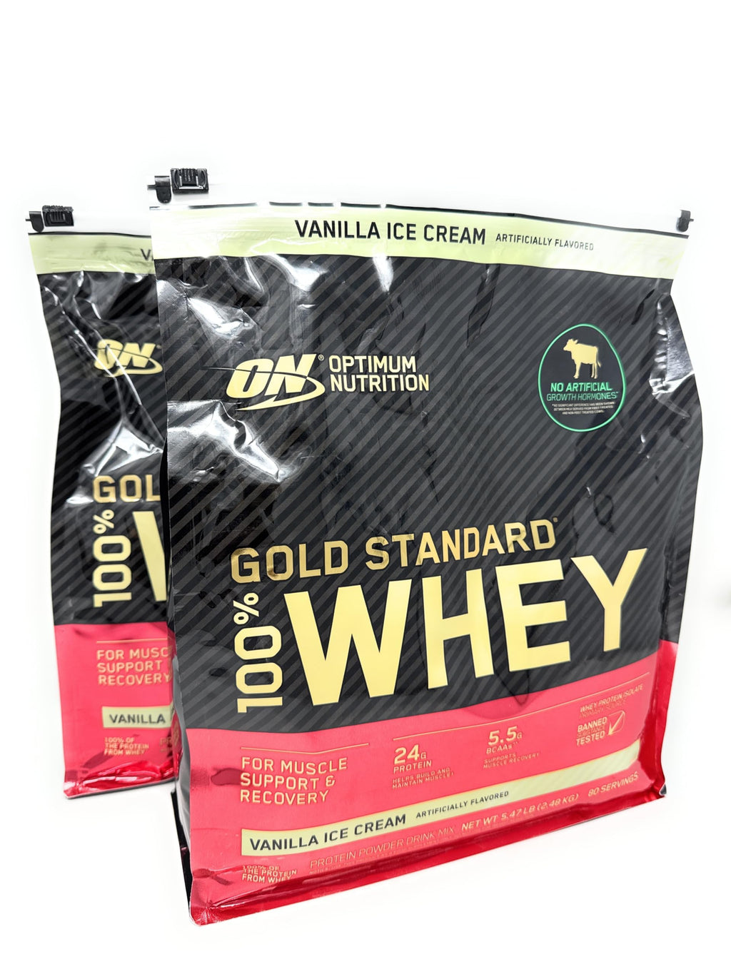 Optimum Nutrition Gold Standard 100% Whey Protein Powder, Vanilla Ice Cream, 10 Pound (Packaging May Vary)