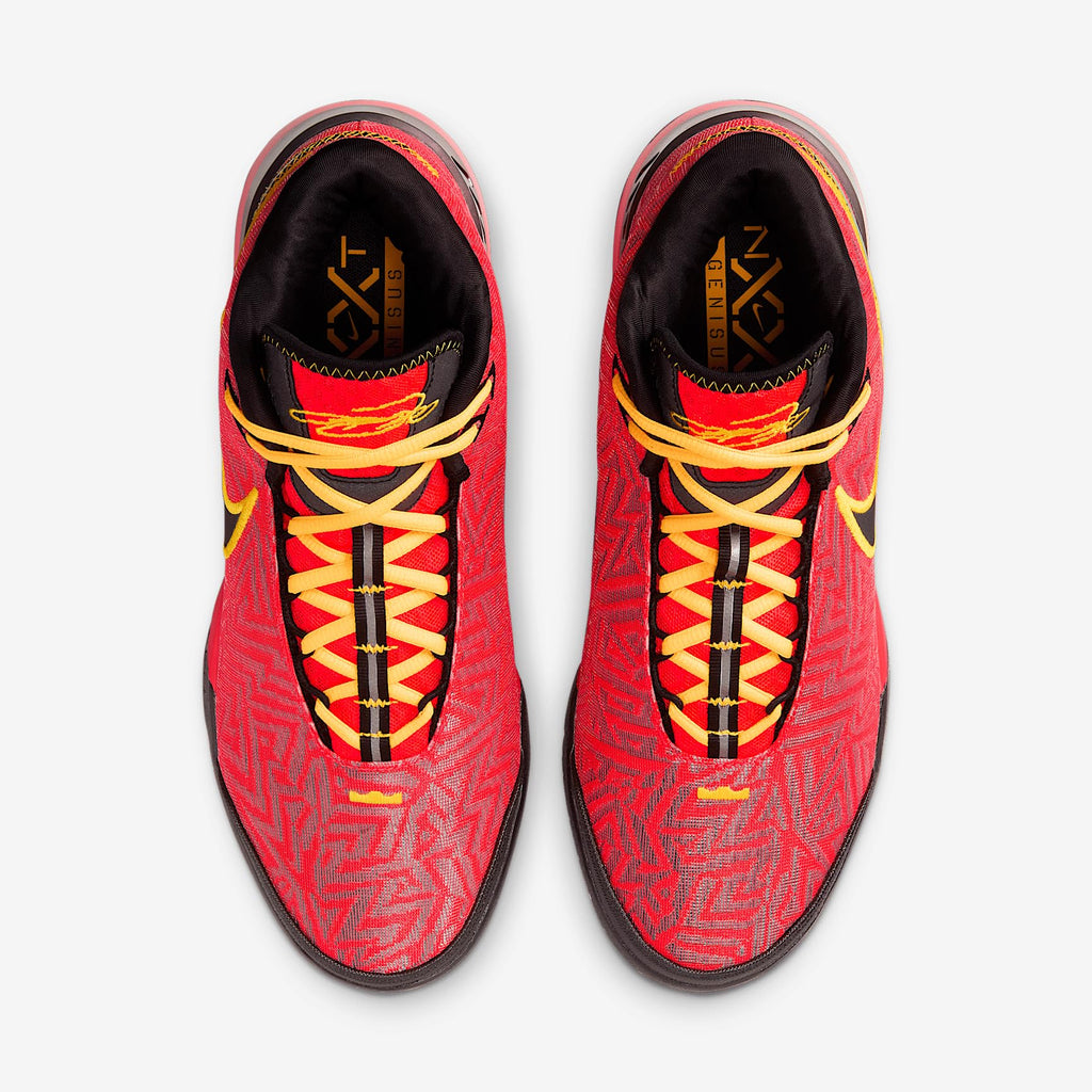 Nike Lebron NXXT Genisus Basketball Shoes (HF0712-600, Bright Crimson/Black/Sundial/Laser Orange) Size 13