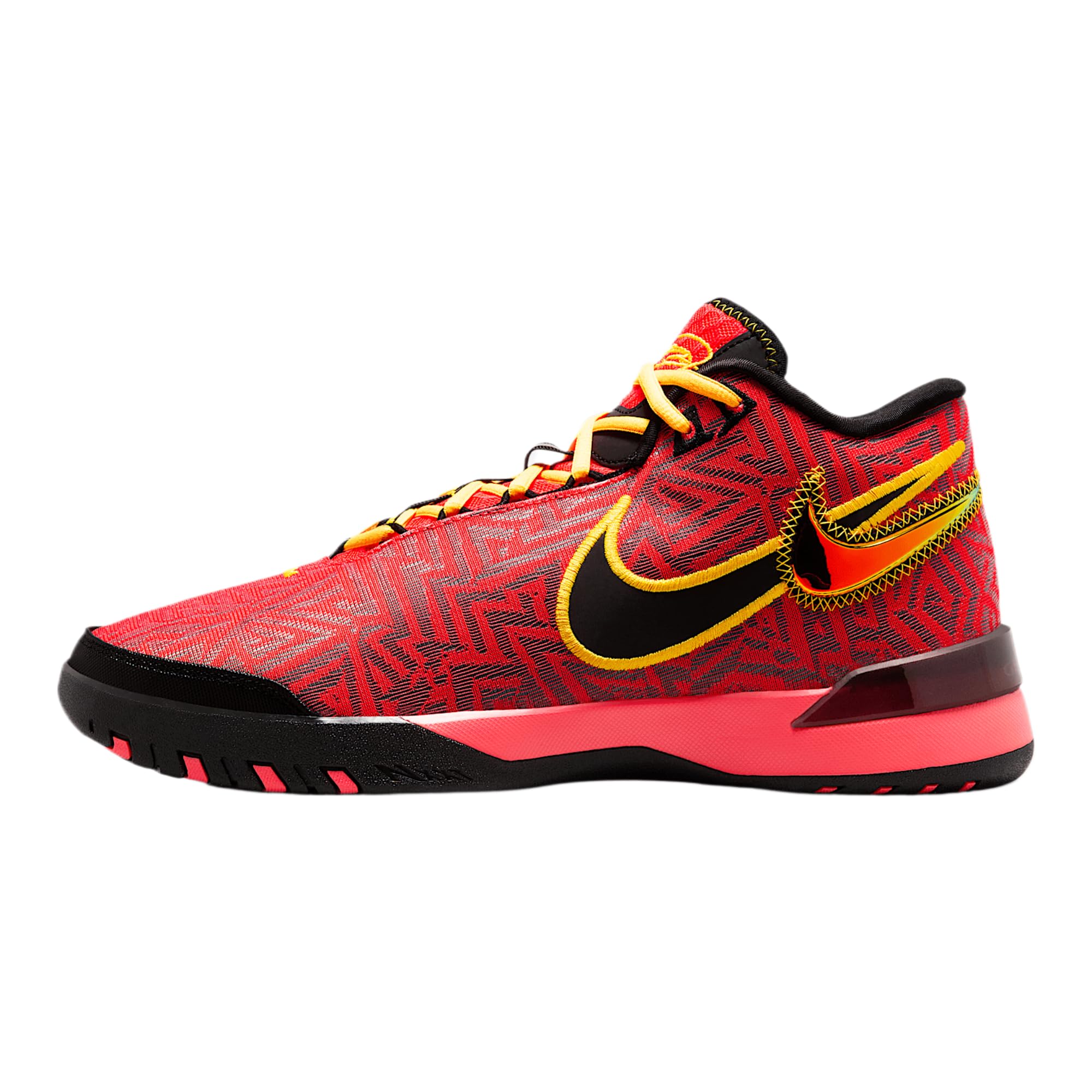 Nike Lebron NXXT Genisus Basketball Shoes (HF0712-600, Bright Crimson/Black/Sundial/Laser Orange) Size 13