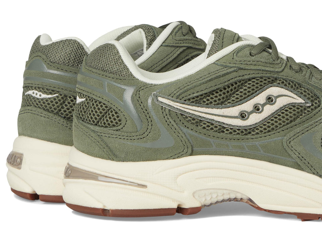 Saucony Unisex-Adult Grid Jazz 9 Sneaker, Olive/Off-White mens