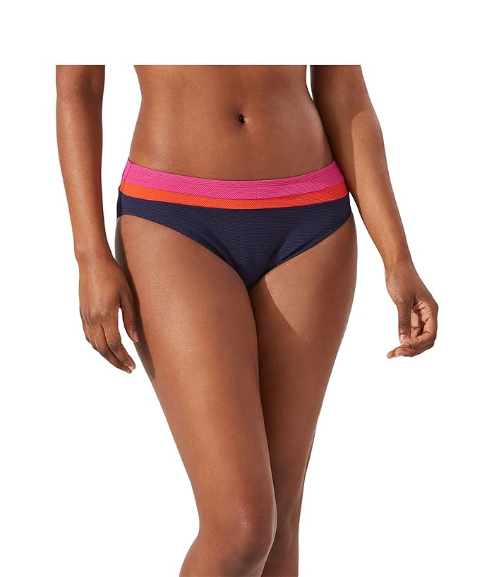 Tommy Bahama Island Cays Colorblock Hipster Swim Bottoms in Passion Pink at Nordstrom, Size Medium
