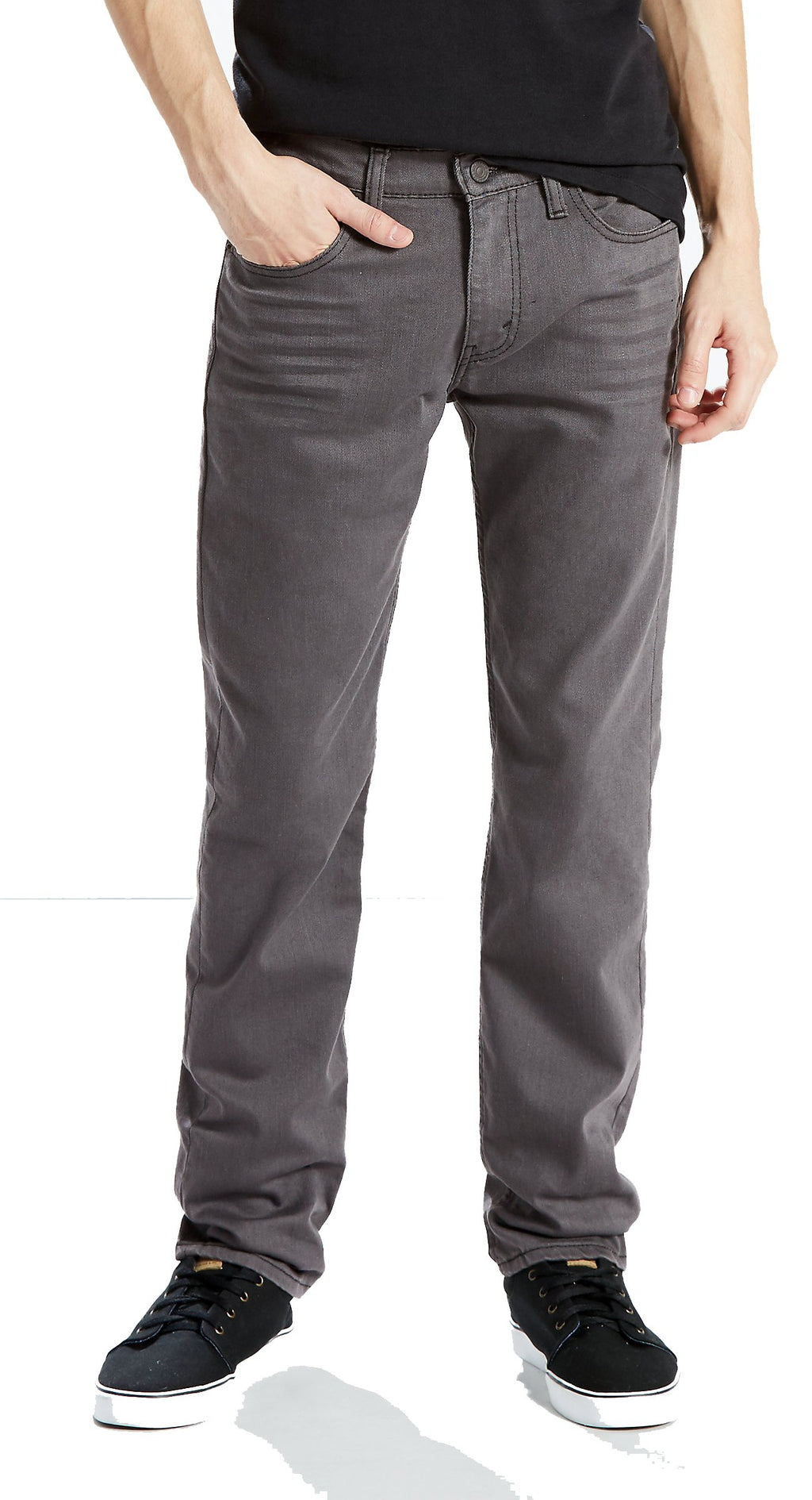 Levi's Men's 511 Slim Fit Jeans , Grey Black 3D-Stretch (Waterless), 34W x 30L