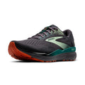 Brooks Men’s Ghost 16 Neutral Running Shoe - Blackened Pearl/June Bug/Green - 13 Medium