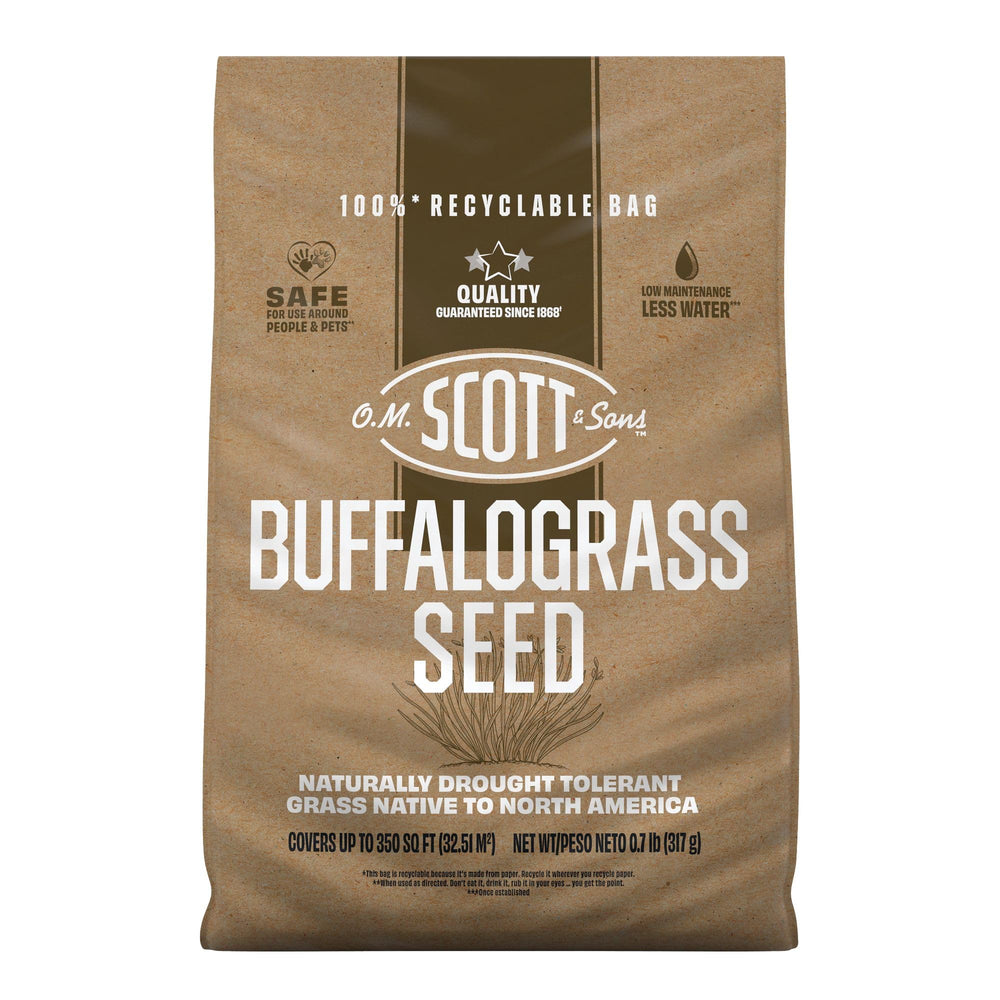 O.M. Scott & Sons Buffalograss Seed, 0.7 lb. 3 bags.