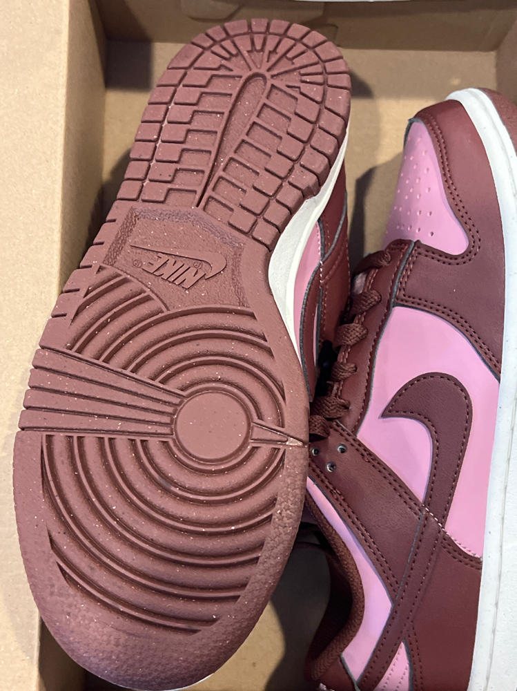 Nike Dunk Low Next Nature Women's Shoes (DD1873-114, White/Dark Pony/Sail/Elemental Pink)