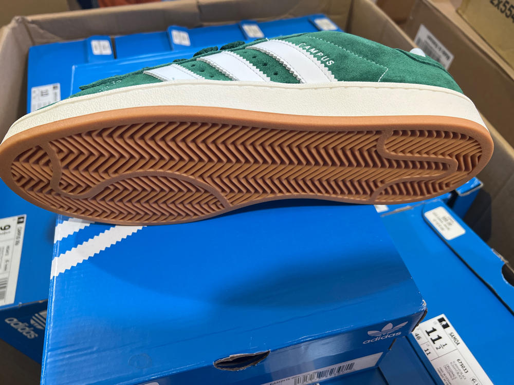 adidas Men's Campus 00s Dark greenFtwr White/Off White new US