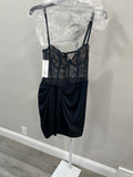Katie May Man Whisperer Dress in Black navy with lace