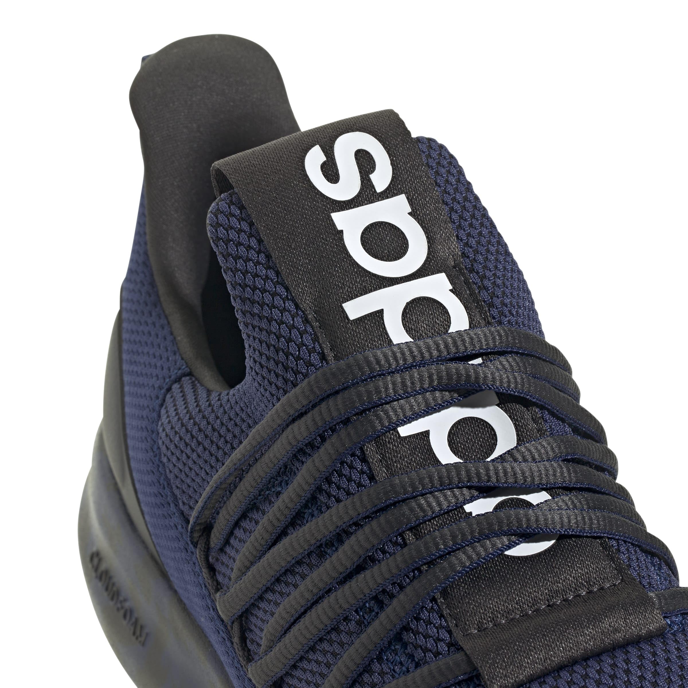 Adidas Mens Lite Racer Adapt 7.0 Sportswear, Dark Blue/Black/White, 11.5