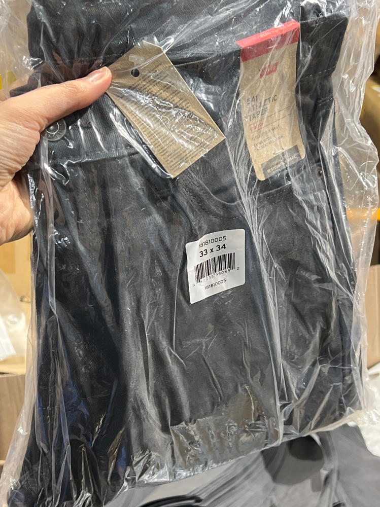 Levi's Men's 541 Athletic Fit Jean, Stealth-Stretch, 33W x 34L