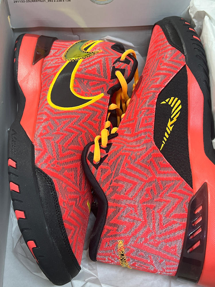 Nike Lebron NXXT Genisus Basketball Shoes (HF0712-600, Bright Crimson/Black/Sundial/Laser Orange) Size 13
