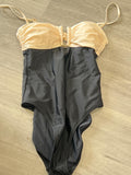 L'AGENCE Resort-Ready Bandeau One-Piece Swimsuit