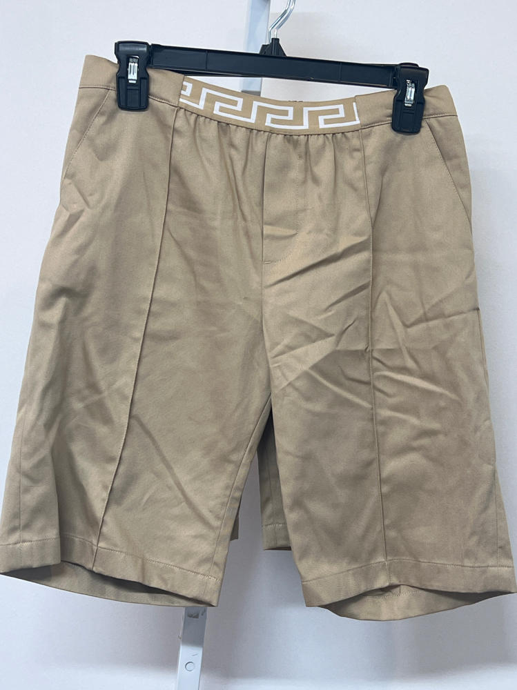 Versace Boys' Greca Cotton Twill Shorts - Big Kid 14 and 10 boys