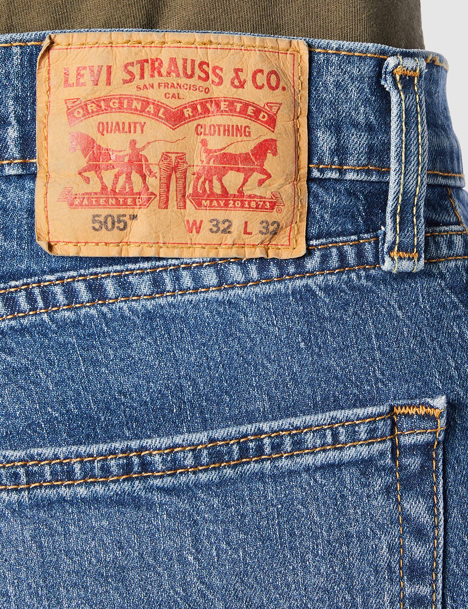 Levi's® 505® Regular Fremont Drop Shot 36 waist new blue men's denim pants
