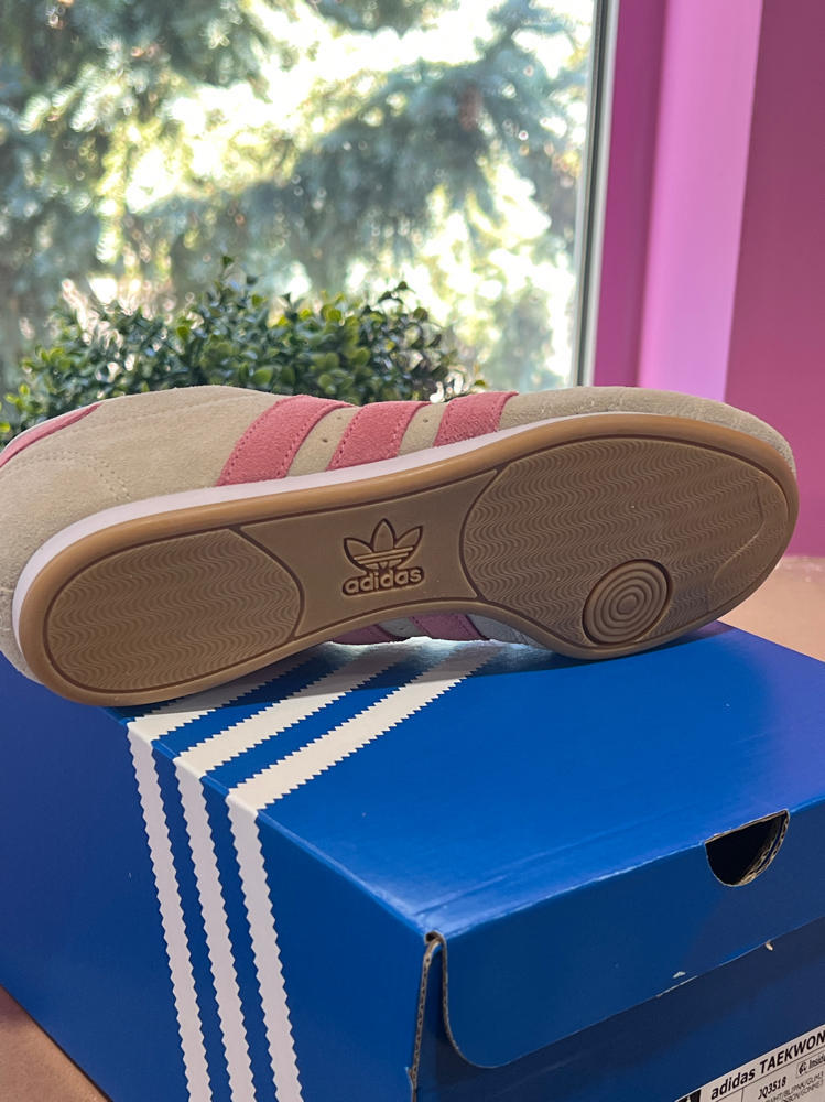 adidas Taekwondo Lace - Women's (JQ3518, Cream White/Bliss Pink)  new sneakers