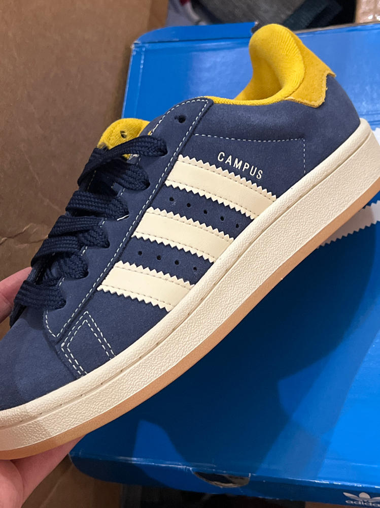 Adidas Samba XLG Originals GS Boys Shoes kids  Color: Taupe/Green , indigo/gold