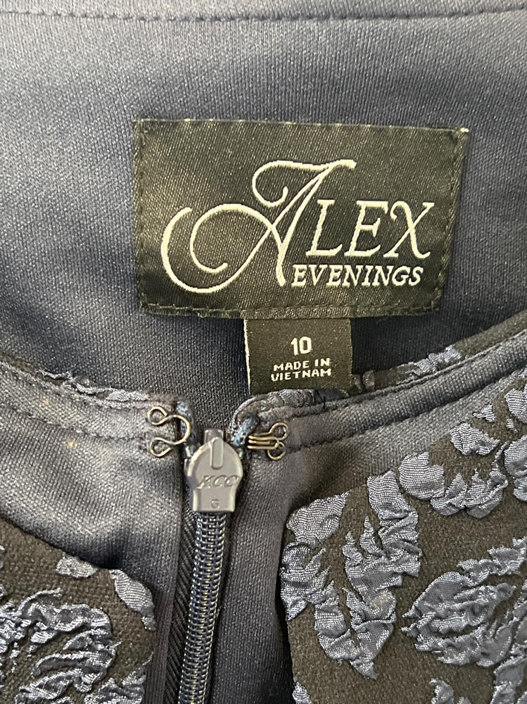 Alex Evenings Women's Tea Length Jacket Dress, Perfect for Weddings, Formal Events
