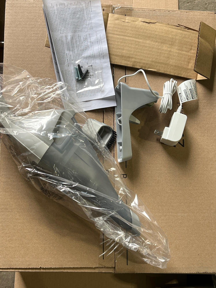 BLACK+DECKER dustbuster Handheld Vacuum, Cordless, White (Model HNVC220BCZ10FF)