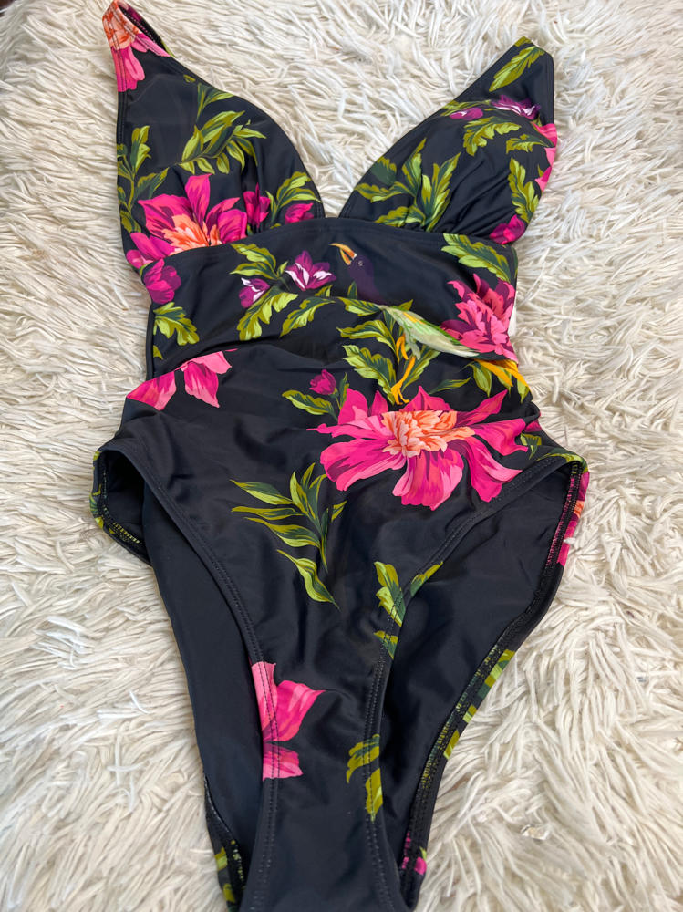 Kobi Halperin Women's Cornelia Bathingsuit, Black Multi, X-Small