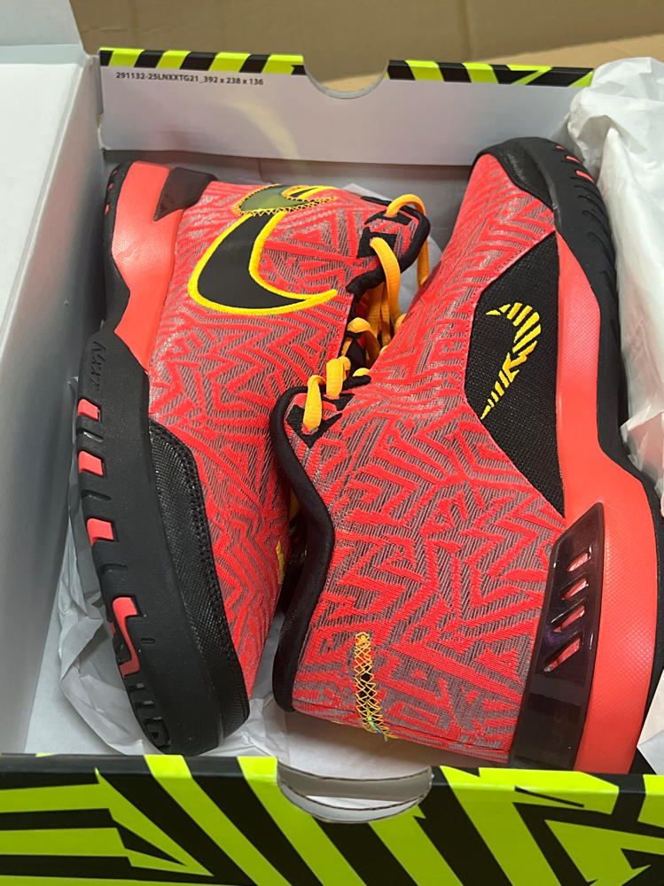 Nike Lebron NXXT Genisus Basketball Shoes (HF0712-600, Bright Crimson/Black/Sundial/Laser Orange) Size 13
