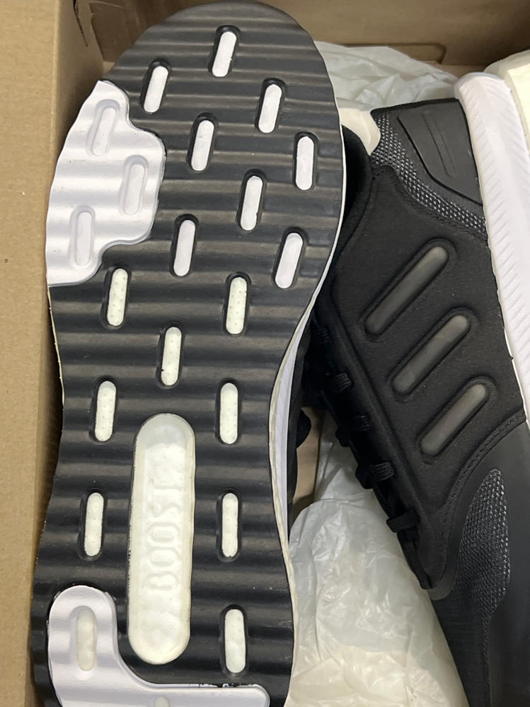 adidas mens X_PLR Phase Core Black/Core Black/White 9