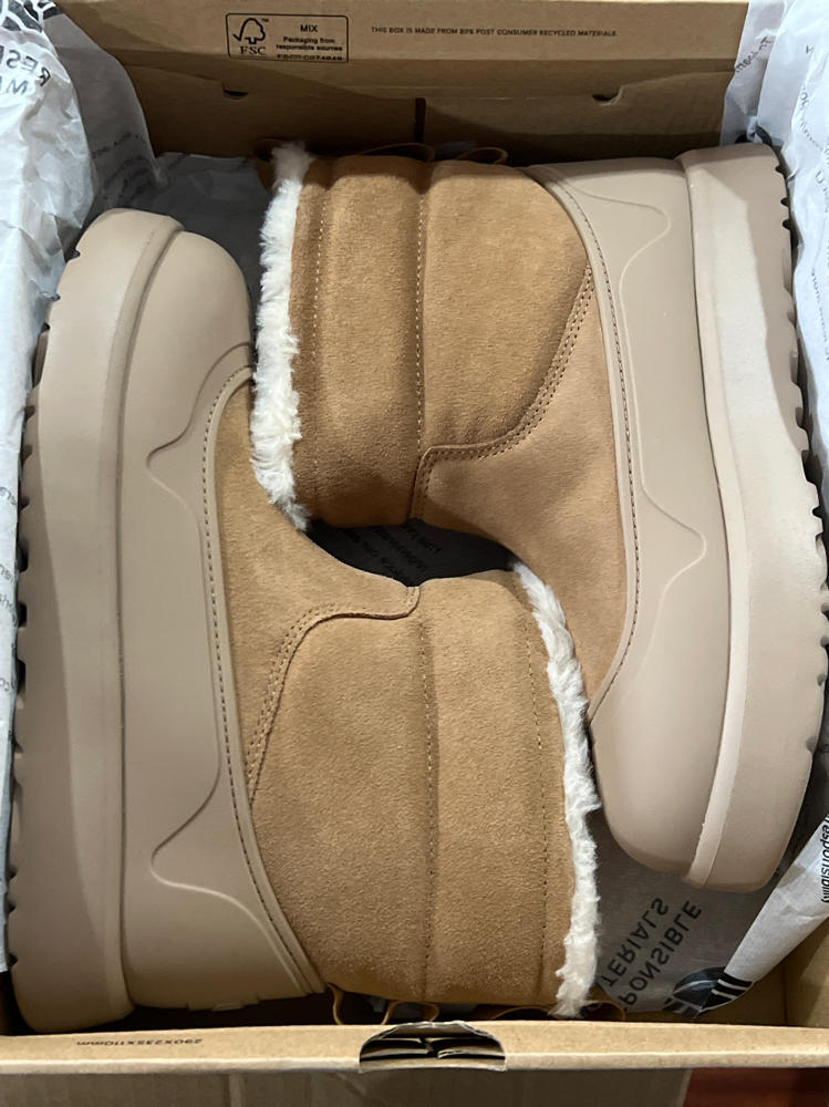 UGG Kids K Classic Mini Mod Boot, Chestnut, 3