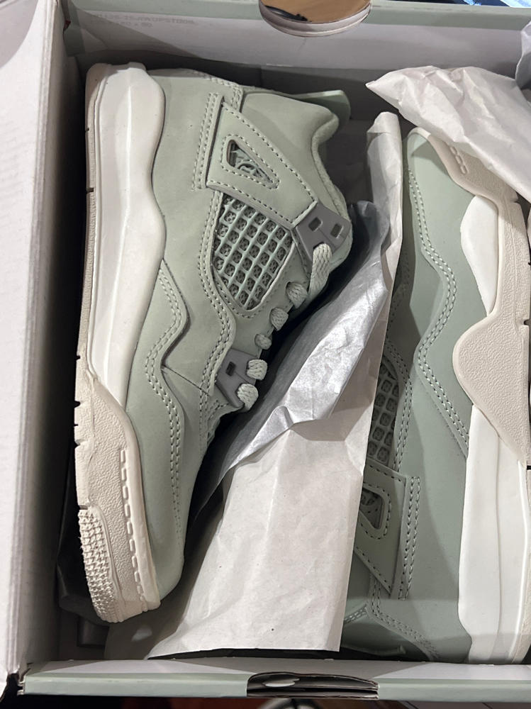 Preschool Jordan 4 Retro 'Sea Foam' -HV4385-003