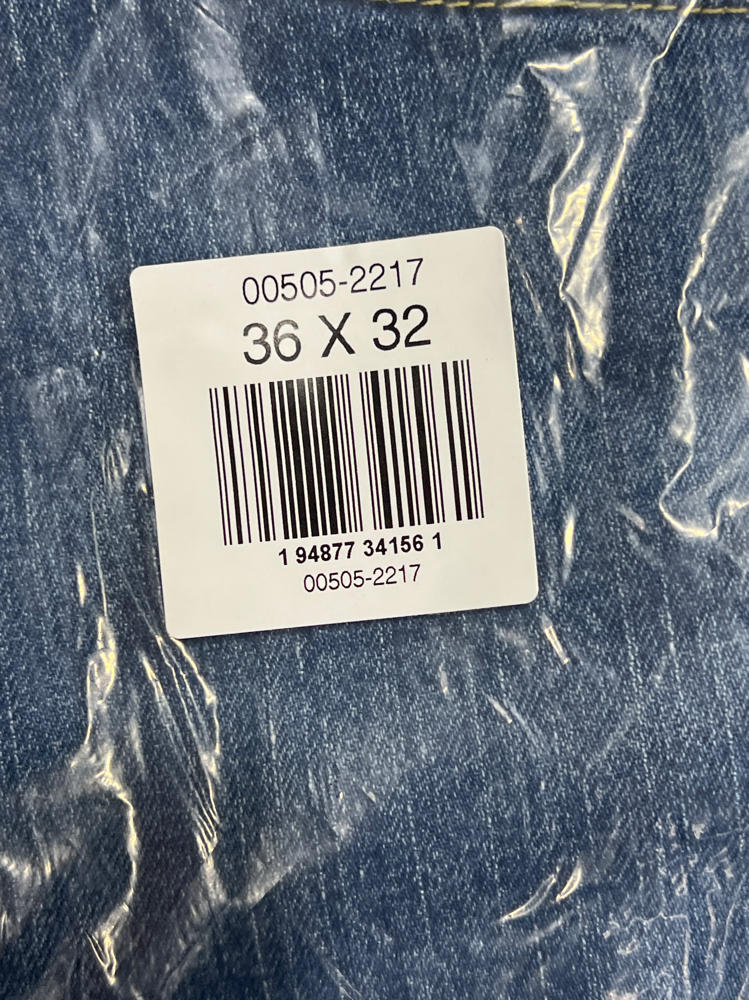 Levi's® 505® Regular Fremont Drop Shot 36 waist new blue men's denim pants