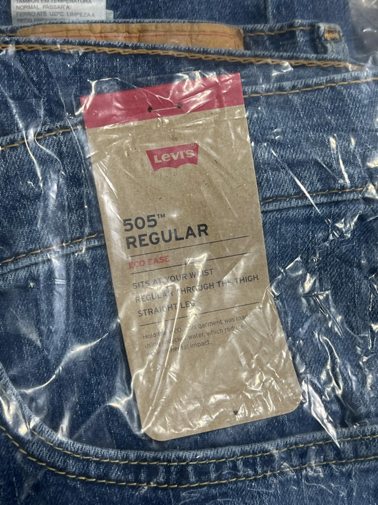 Levi's® 505® Regular Fremont Drop Shot 36 waist new blue men's denim pants