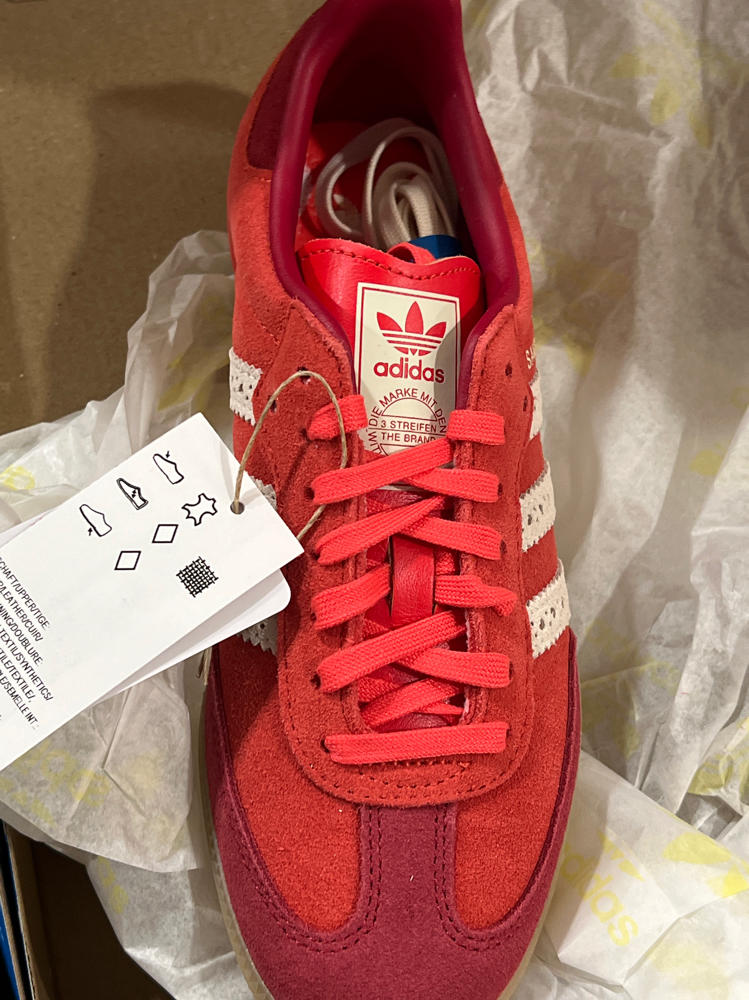 adidas Orininals Samba - Girls' Grade School (JS3526, Red/Red/White)