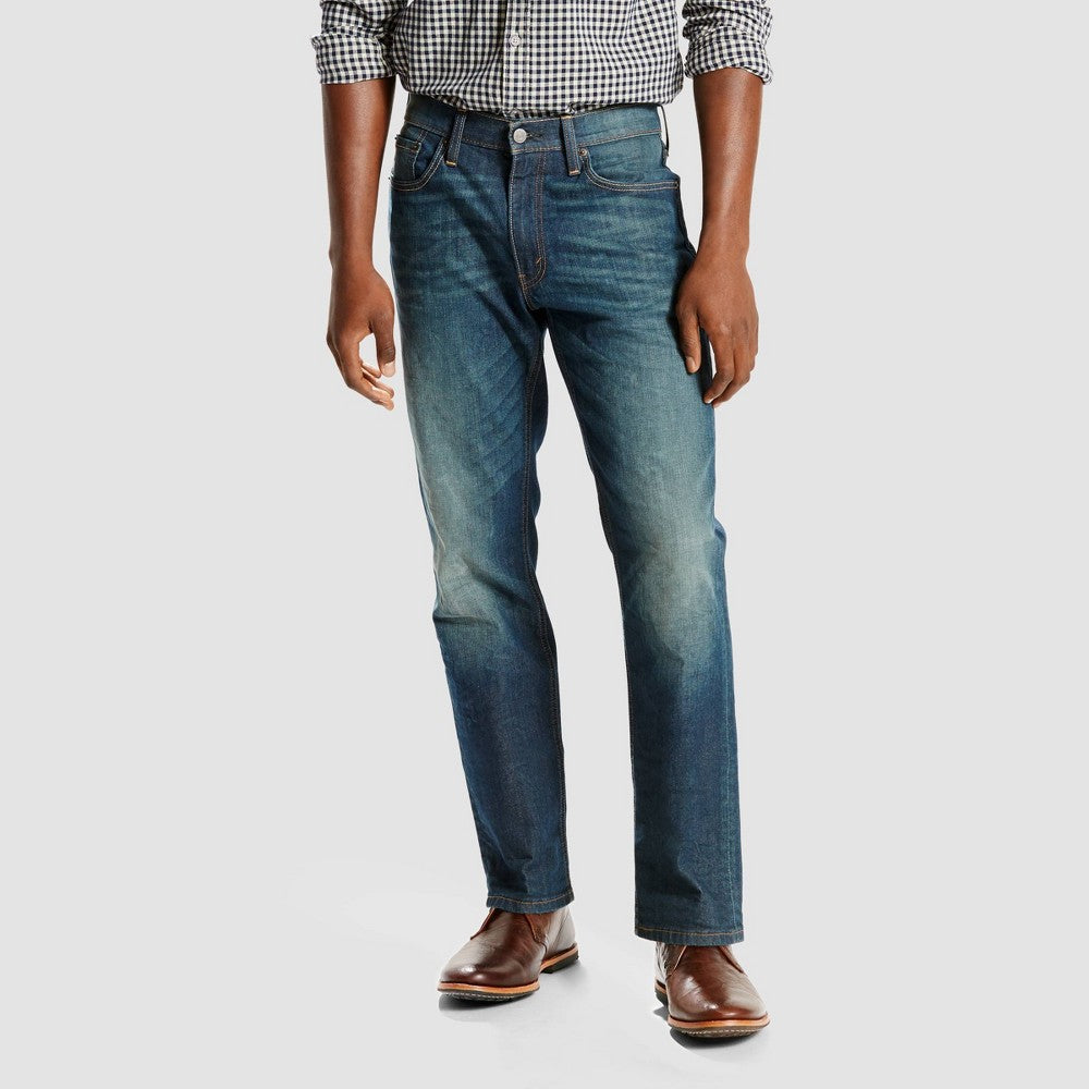 Levi's Men's 541 Athletic Taper Fit Stretch Jeans dark faded blue new