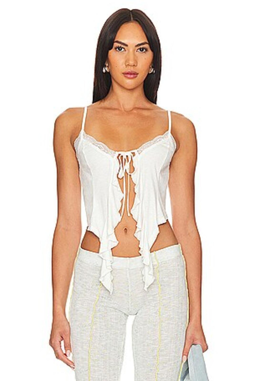 MORE TO COME Kiesha Cami Top in Ivory