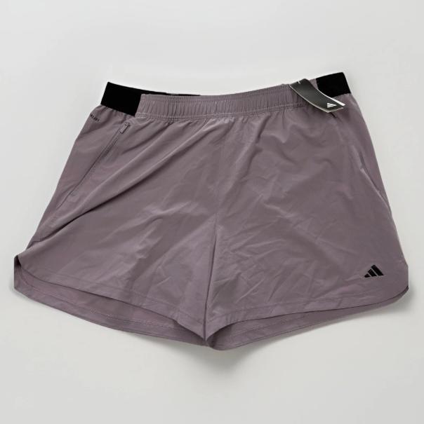 Adidas Shorts Mens M Axis WVN 4.0 5 Inch Training Spark Athletic, yellow and fig