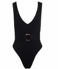 Kim Black Rib One-Piece by Montce