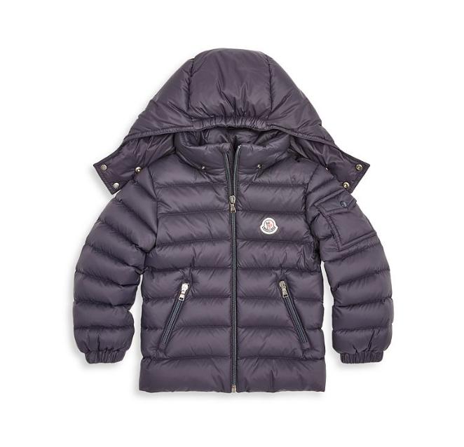 Moncler Girls' Jules Down Jacket - Baby, Little Kid puffer navy