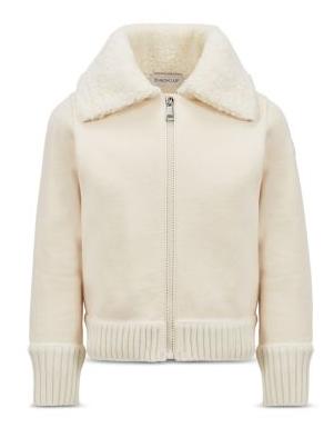 Moncler Girls' Zip Up Cardigan - Big Kid size 12