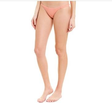 Vitamin A Carmen PINK Rib Bikini Bottom size 4/XS