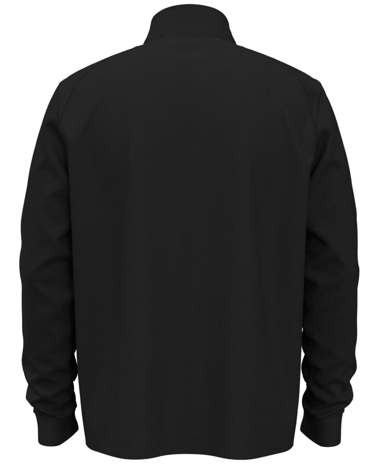 Pga Tour xl Men's Long-Sleeve Ottoman Quarter-Zip Sweater - Caviar