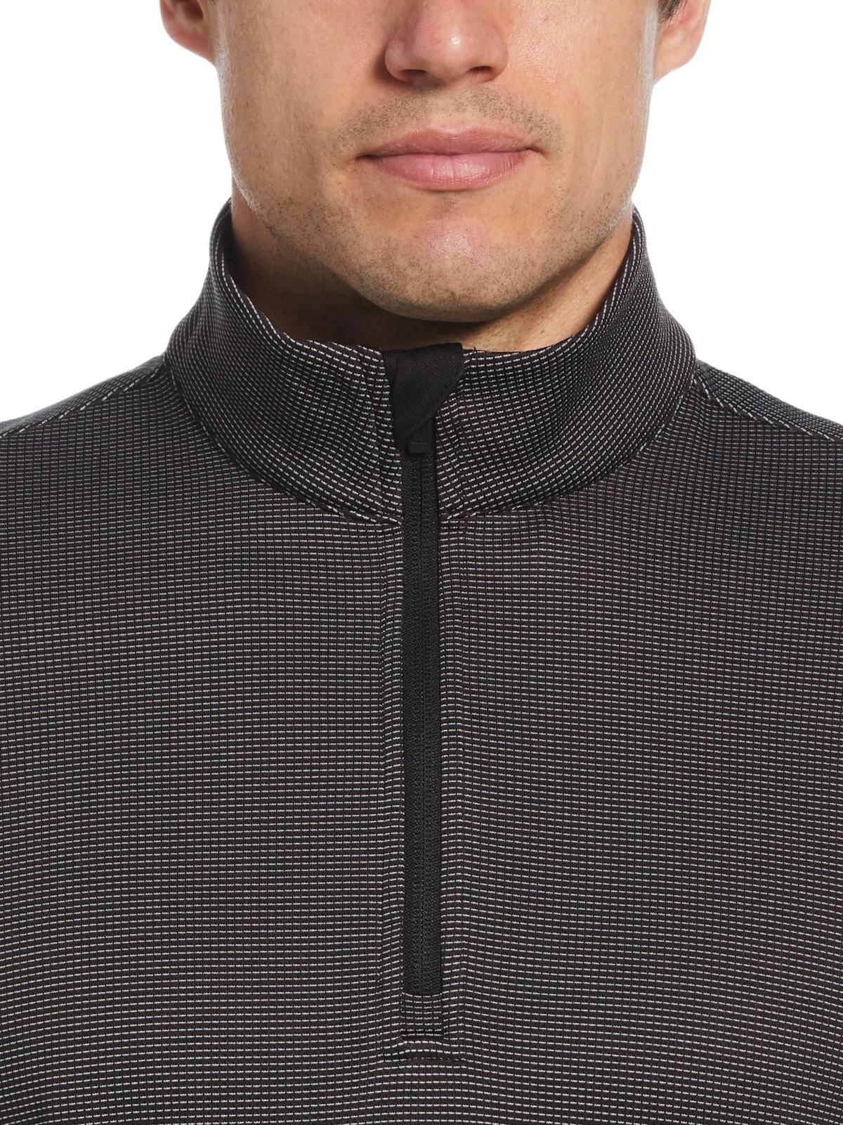 PGA TOUR Men's Micro Jacquard Quarter Zip Golf Jacket