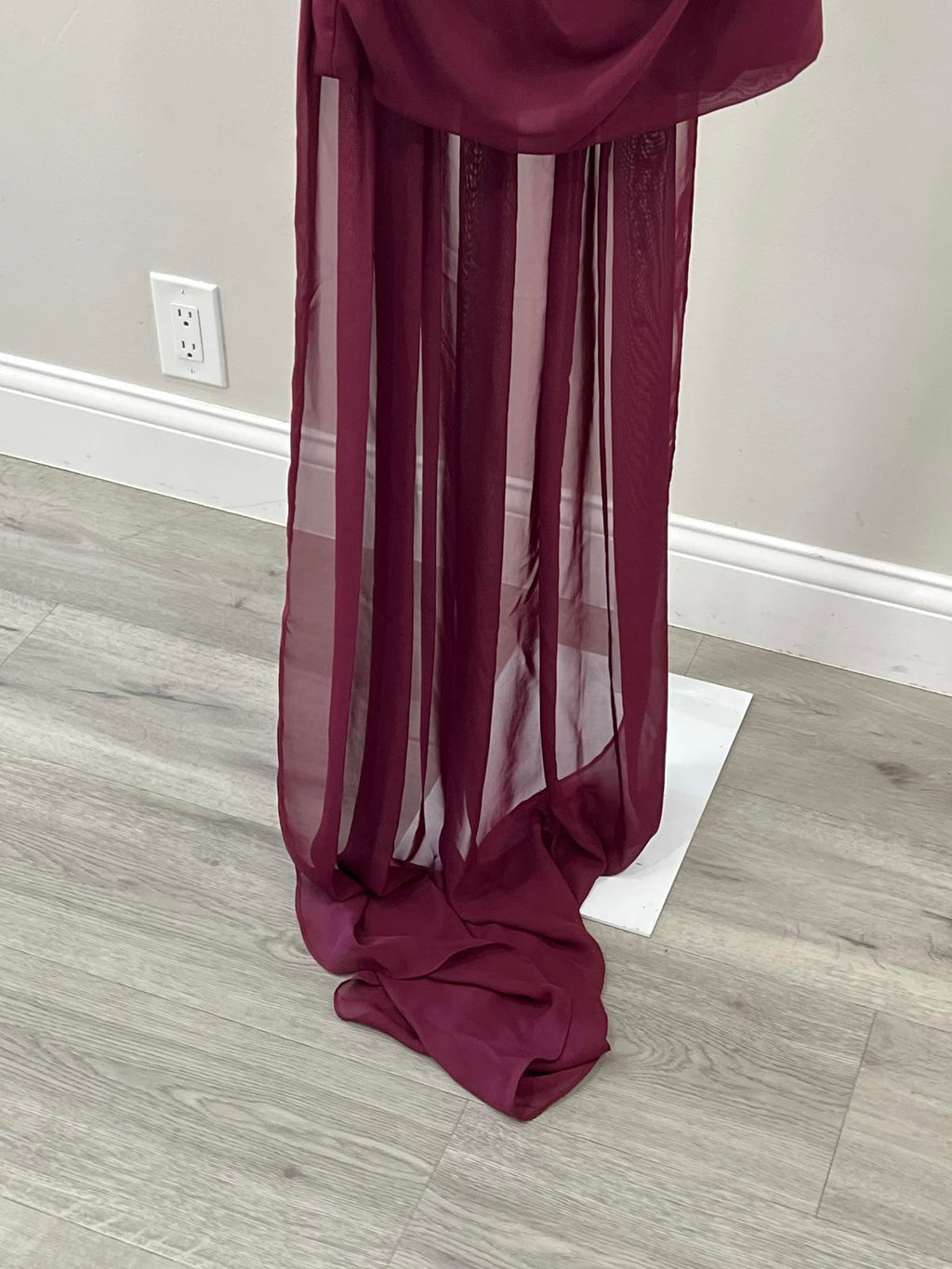 KATIE MAY Ali Dress strapless mini in Sangria