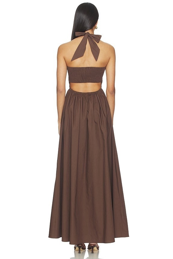 Susana Monaco x REVOLVE Poplin Tie Halter Dress