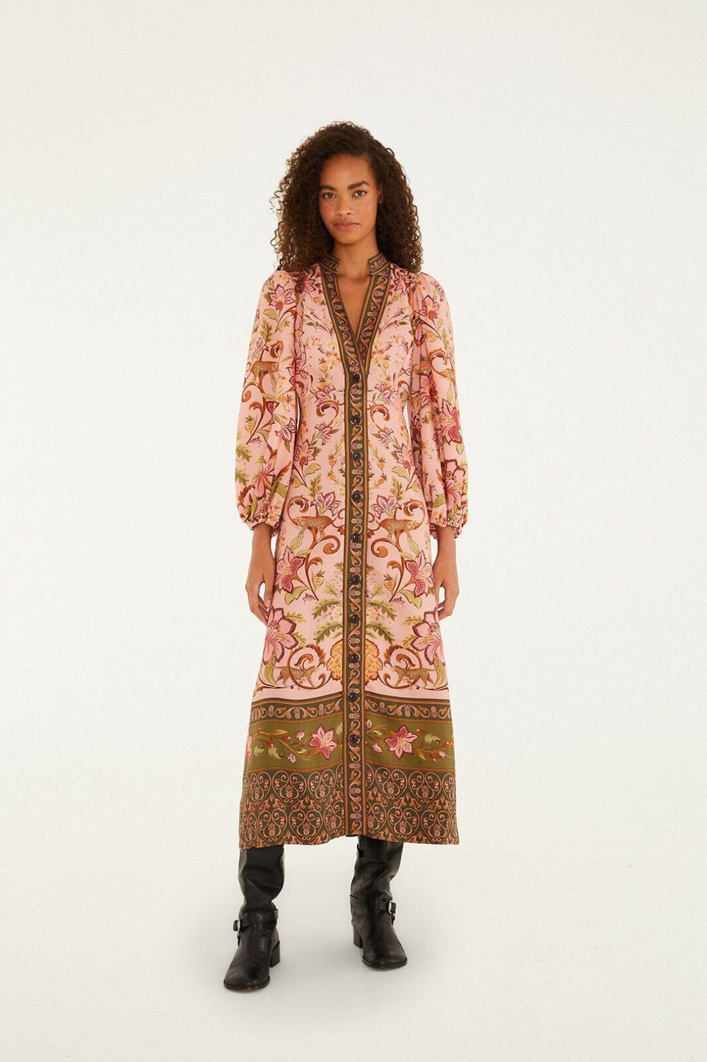 Barbour x Farm Rio Alice Midi Dress