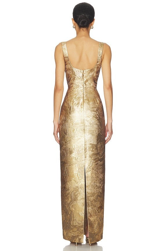 Simkhai Viella Gown in Gold