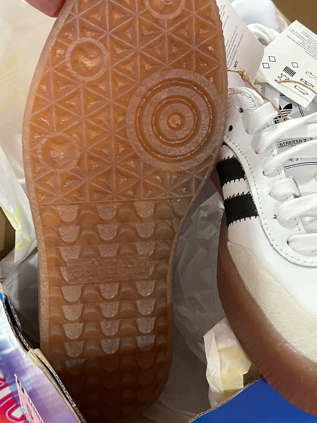 Adidas Sambae "White/Black/Gum" sneakers