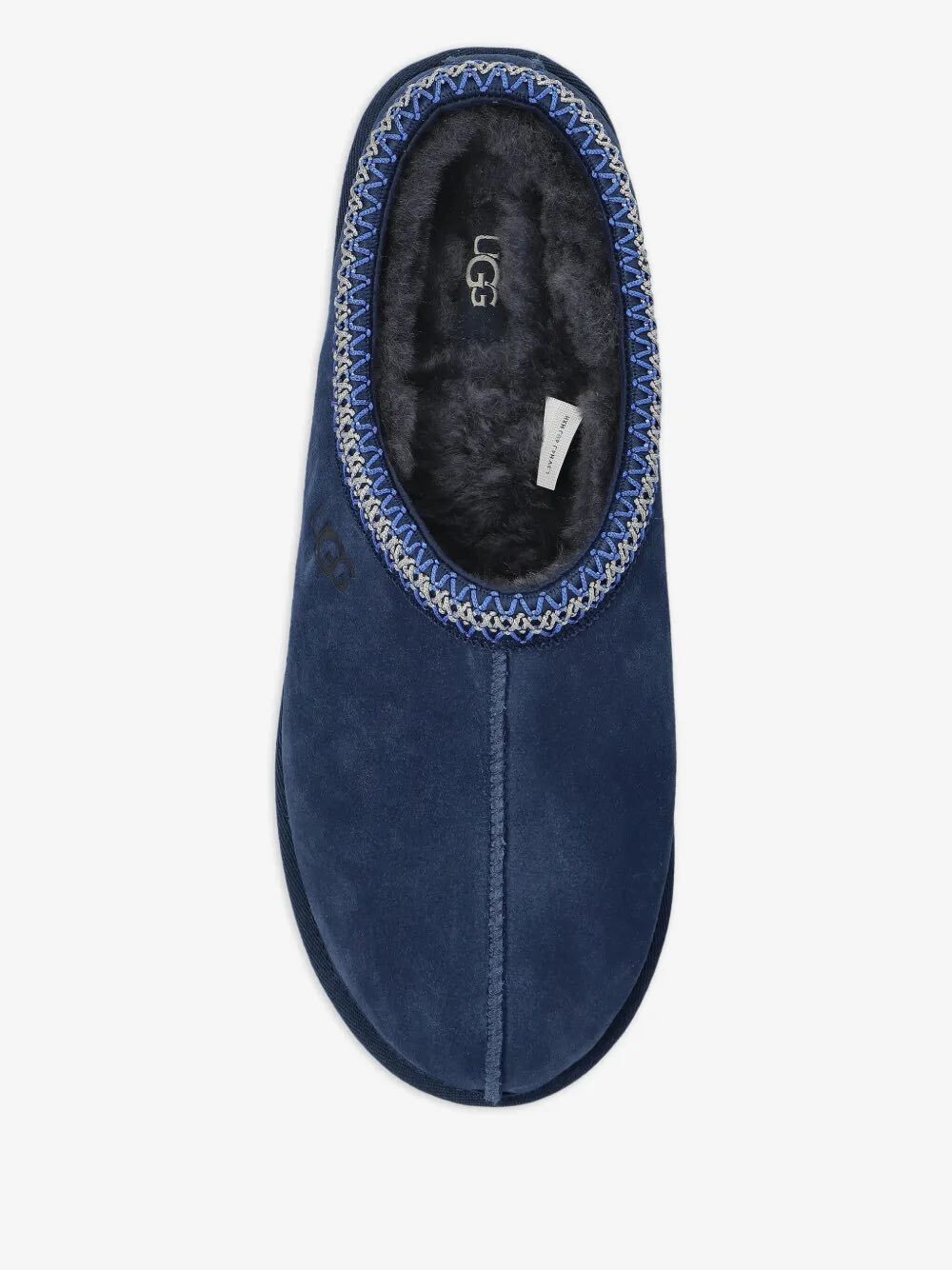 UGG suede stitched slippers in navy kids