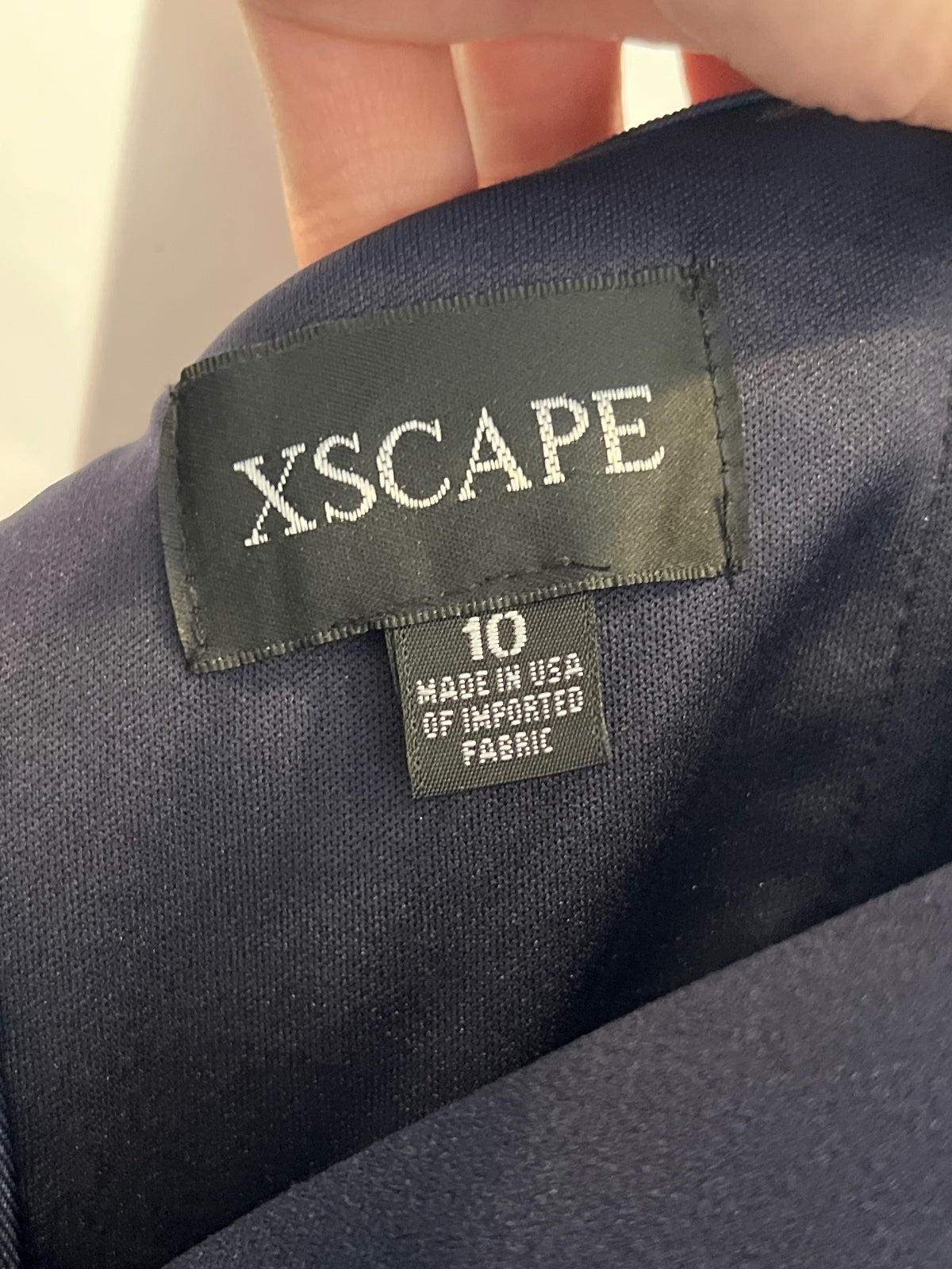 Macy's Xscape Petite Off-The-Shoulder Cape Dress