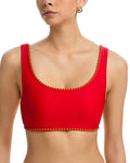 Ramy Brook Maeve Bikini Top flame large